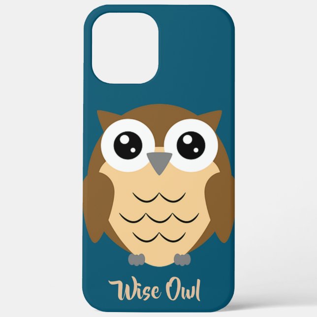 Wise Old Owl Design Phone Case (Back)