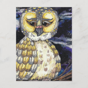 Wise Old Owl Postcard