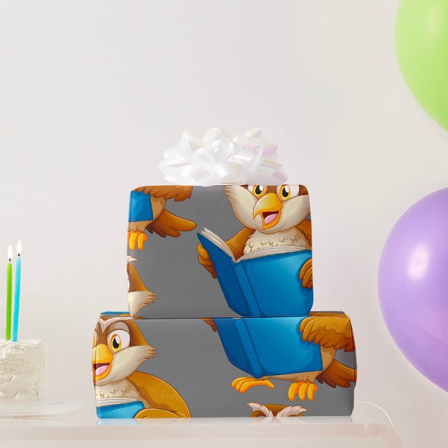 Wise Old Owl Wrapping Paper (Creator Uploaded)