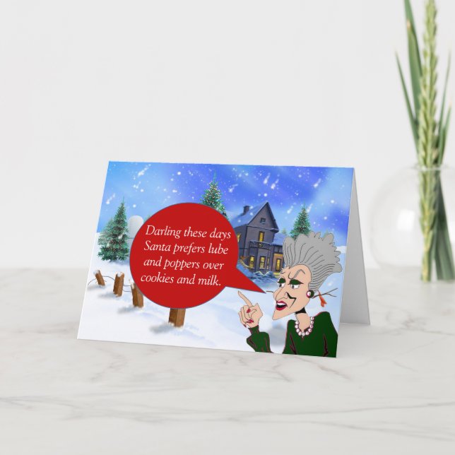 Wise Old Woman Holiday Greeting #2 (2015) (Front)