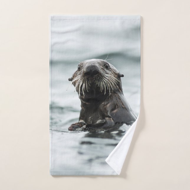 Wise Otter Hand Towel (Hand Towel)