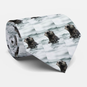 Wise Otter Tie