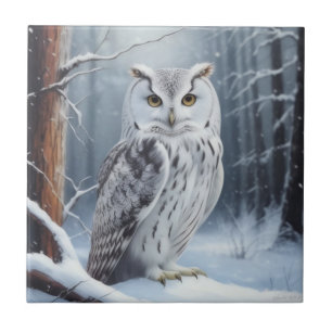 Wise Owl Ceramic Tile