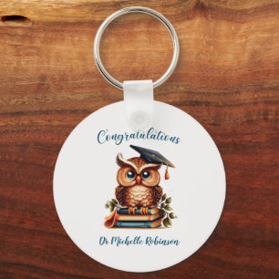 Wise Owl Graduation Congratulations Key Ring