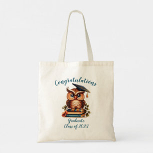 Wise Owl Graduation Congratulations Tote Bag