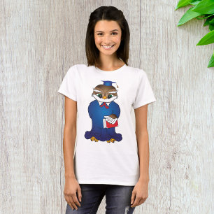 Wise Owl Graduation Cute Scholar Bird T-Shirt
