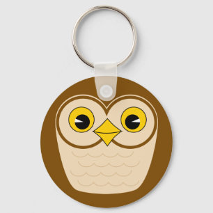 Wise owl key chain