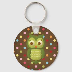 Wise Owl Key Ring