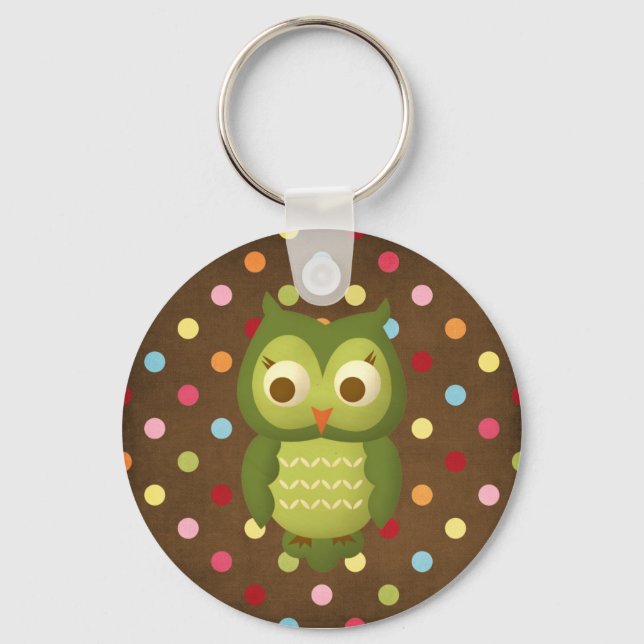 Wise Owl Key Ring (Front)