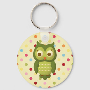 Wise Owl Key Ring