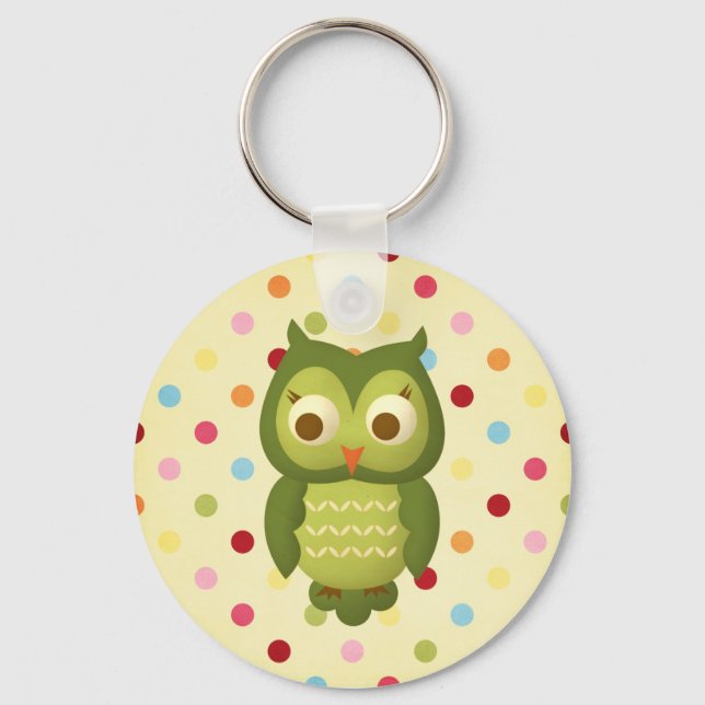 Wise Owl Key Ring (Front)