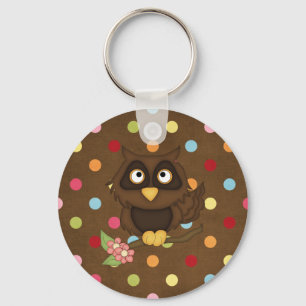 Wise Owl Key Ring