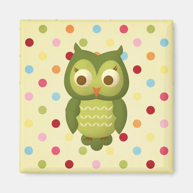 Wise Owl Magnet (Front)
