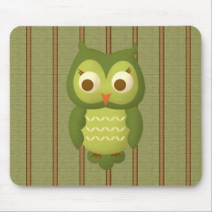 Wise Owl Mouse Pad