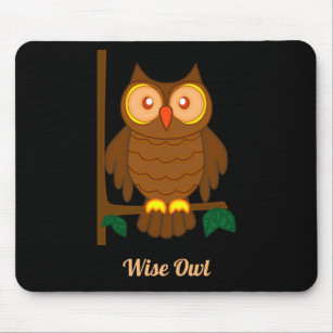 Wise Owl Mousepad