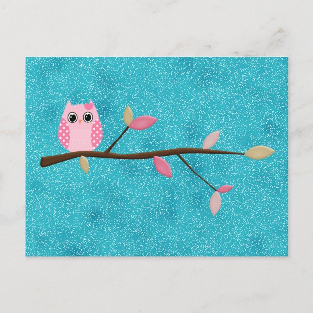 Wise Owl Postcard (Front)