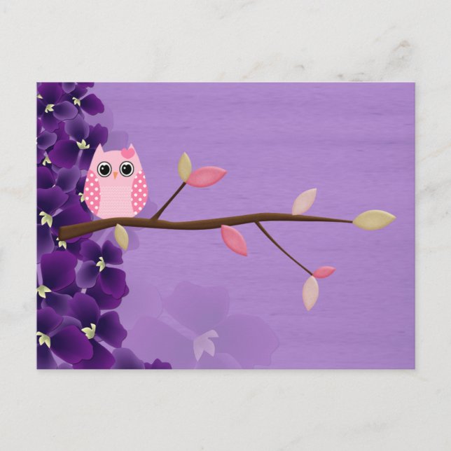 Wise Owl Postcard (Front)