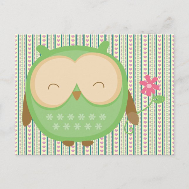 Wise Owl Postcard (Front)