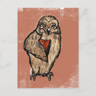 Wise Owl Postcard