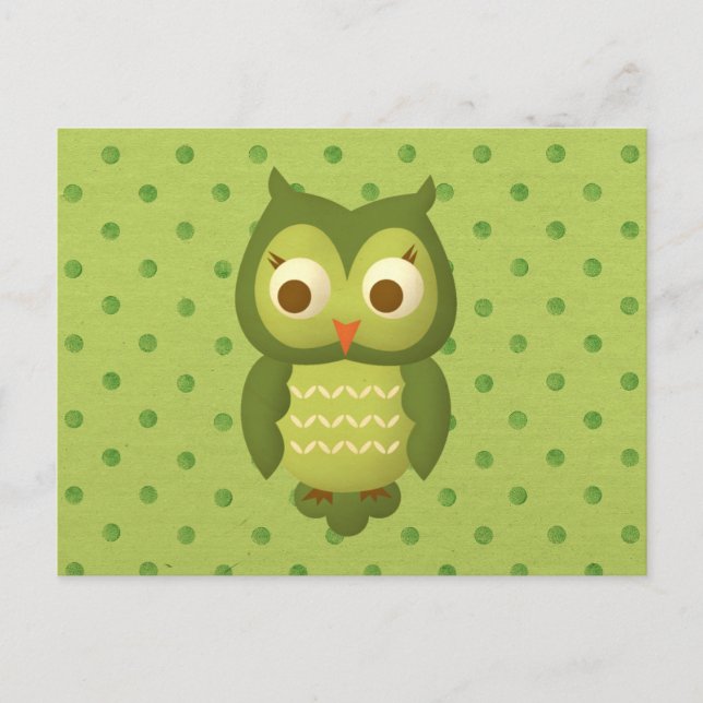 Wise Owl Postcard (Front)