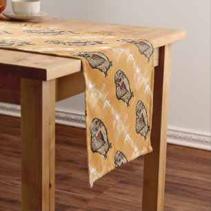 Wise Owl Short Table Runner