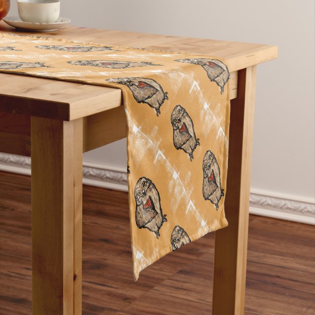 Wise Owl Short Table Runner (In Situ)