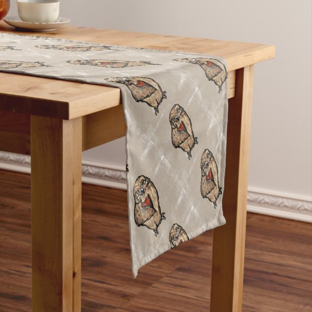 Wise Owl Short Table Runner (In Situ)