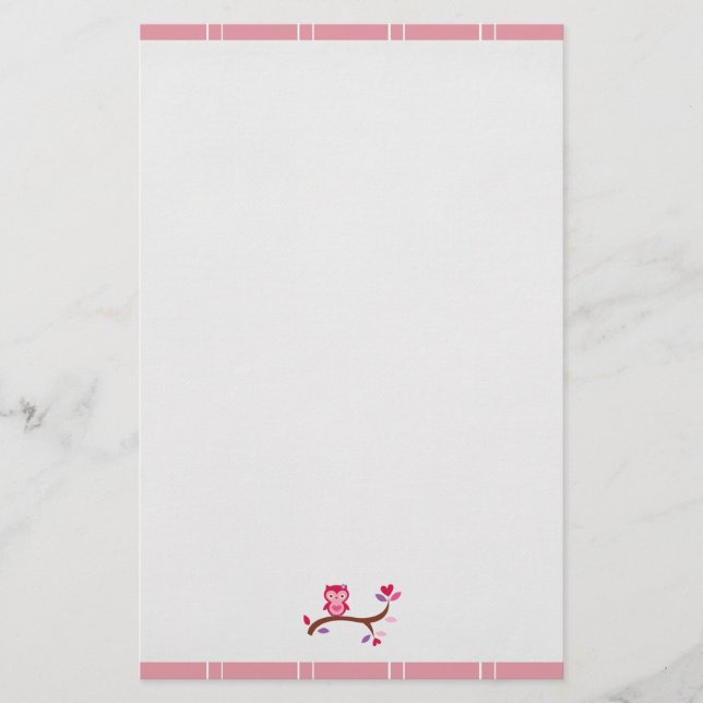 Wise Owl Stationery (Front)