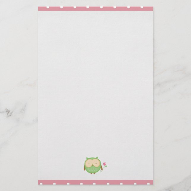 Wise Owl Stationery (Front)