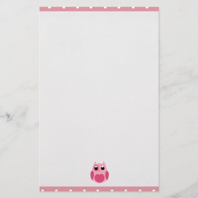 Wise Owl Stationery (Front)