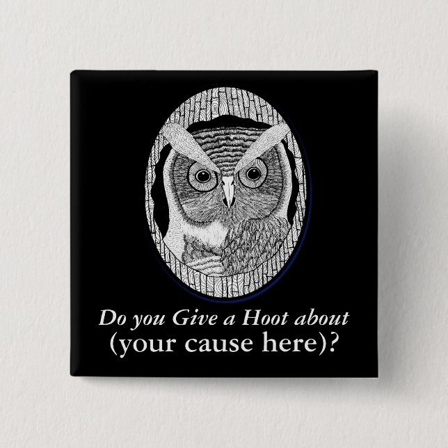 Wise Owl Support Badge (Front)