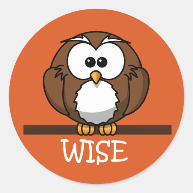 Wise Owl Teacher Grading Stickers (Front)