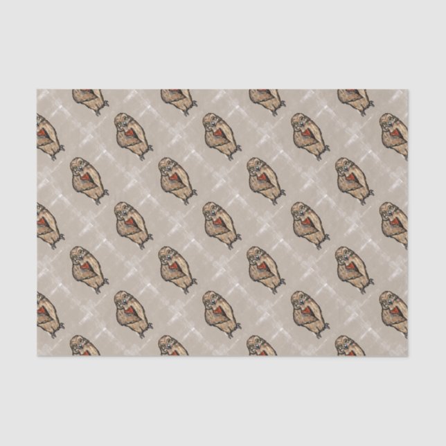 Wise Owl Tissue Paper (Front)