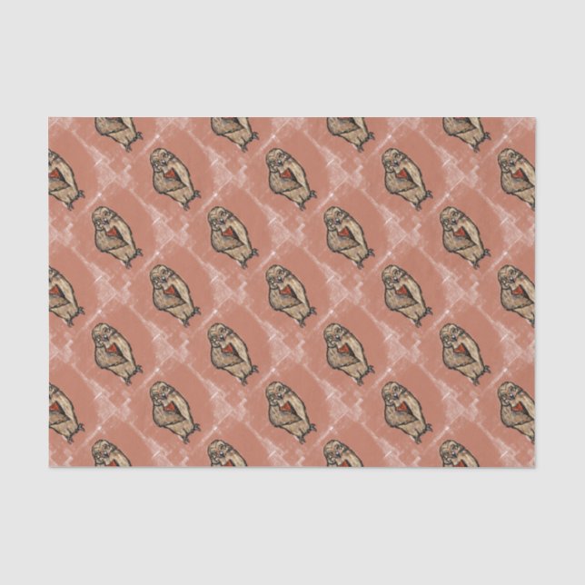 Wise Owl Tissue Paper (Front)