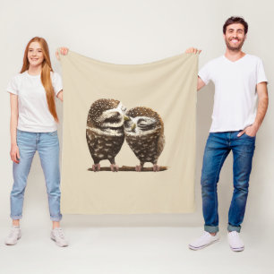 Wise Owls Fleece Blanket