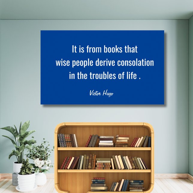 wise people quote in deep blue poster (Creator Uploaded)