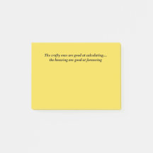 Wise Quote on Sticky Notes