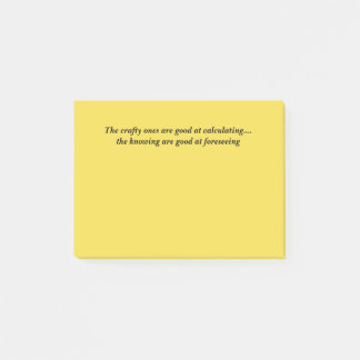 Wise Quote on Sticky Notes