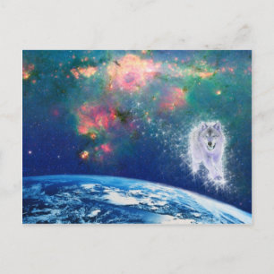 Wise Wolf Postcard