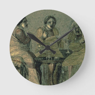 Wise woman and her patients, from the Villa Cicero Round Clock