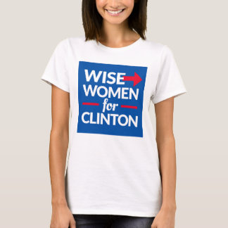 WISE WOMEN FOR CLINTON Square Logo Tee
