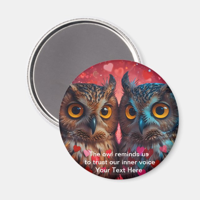 Wise Words from the Owl Magnet (Front/Back)