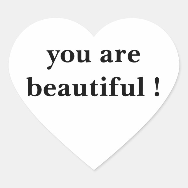 wise words funny heart sticker (Front)