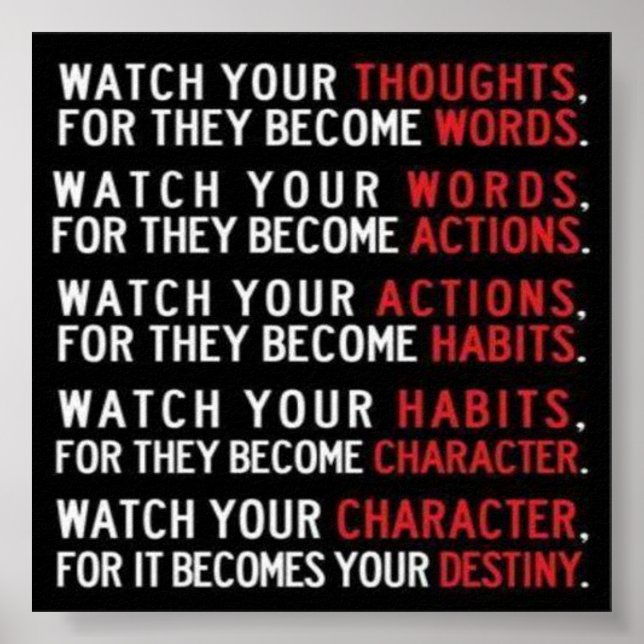 Wise Words Poster (Front)