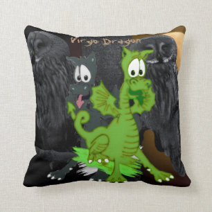 Wisely Dragons™ Virgo Pillow