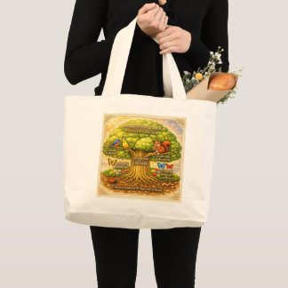 Wiselyrooted large tote bag