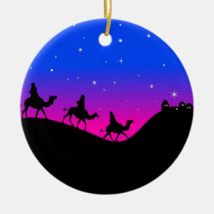 Wisemen Ceramic Tree Decoration