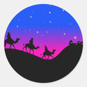 Wisemen Classic Round Sticker