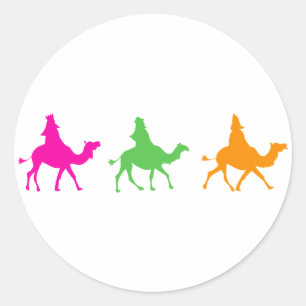 Wisemen Classic Round Sticker