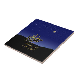 Wisemen Still Seek Him Christmas Ceramic Tile